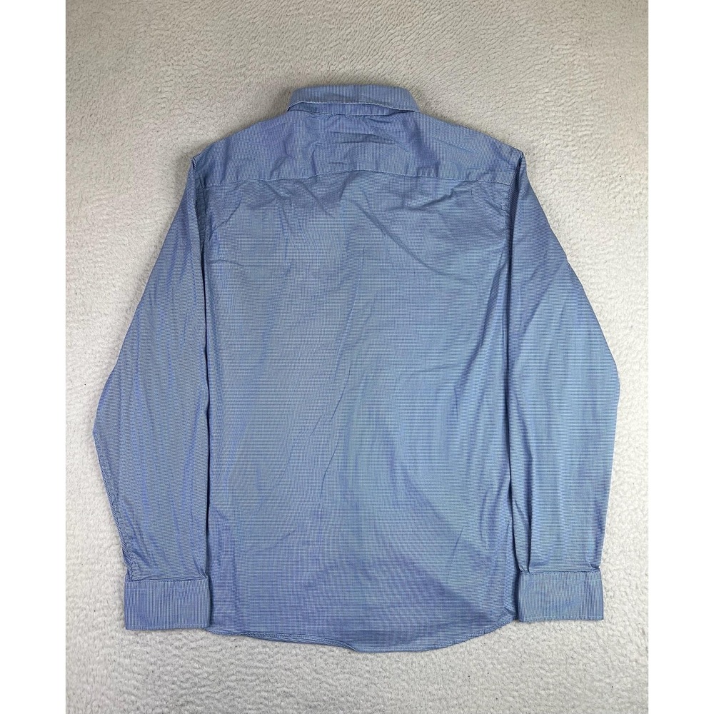 Faherty Reserve Shirt Mens XL Blue Houndstooth Movement Stretch LS - Picture 2 of 11